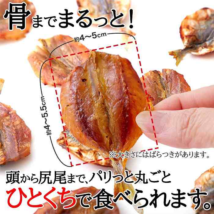 お酒のつまみや子供のおやつに最適 お徳用 こんがり焼あじ180g