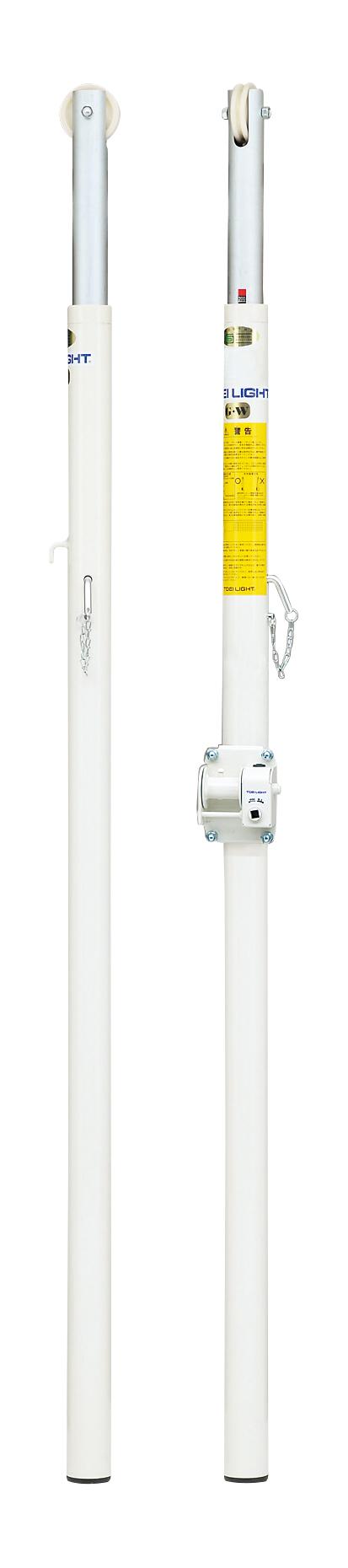 トーエイライト TOEI LIGHT バレー支柱AW(ピン式) 床下30cm B2989C