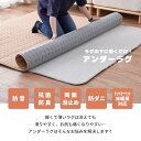 アンダーラグ 約170×170cm 両面 滑り止め付き ウレタン入り 防音 防ダニ 抗菌防臭 送料無料