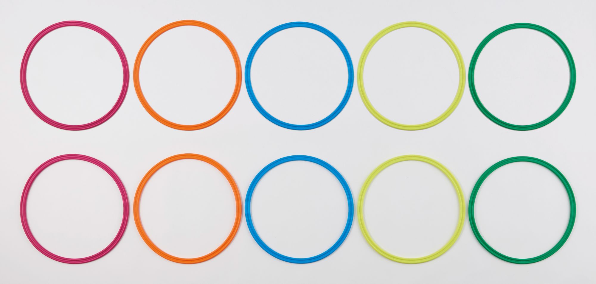 Rakuten - 【4/20(月)20〜24時限定 ポイント2倍+LINEクーポン】サークルラバーリング38(5色×2・10本／1組)