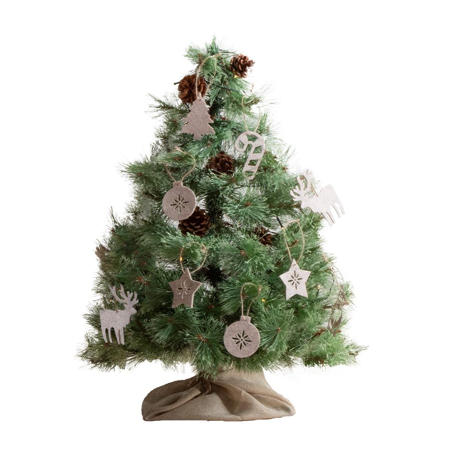 クリスマスツリー オーナメント ライト おしゃれ かわいい 90cm ツリー ヌードツリー クリスマスツリーセット オーナメントセット セット LEDライト 北...