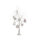 クリスマスツリー オーナメント ライト おしゃれ かわいい 120cm ツリー ブランチツリー 白樺 ヌードツリー クリスマスツリーセット オーナメントセット セット LEDライト 北欧 高級 飾り お洒落 人気 足元 隠し 脚カバー 電飾 ホワイト プレゼント ギフト ツリースカート