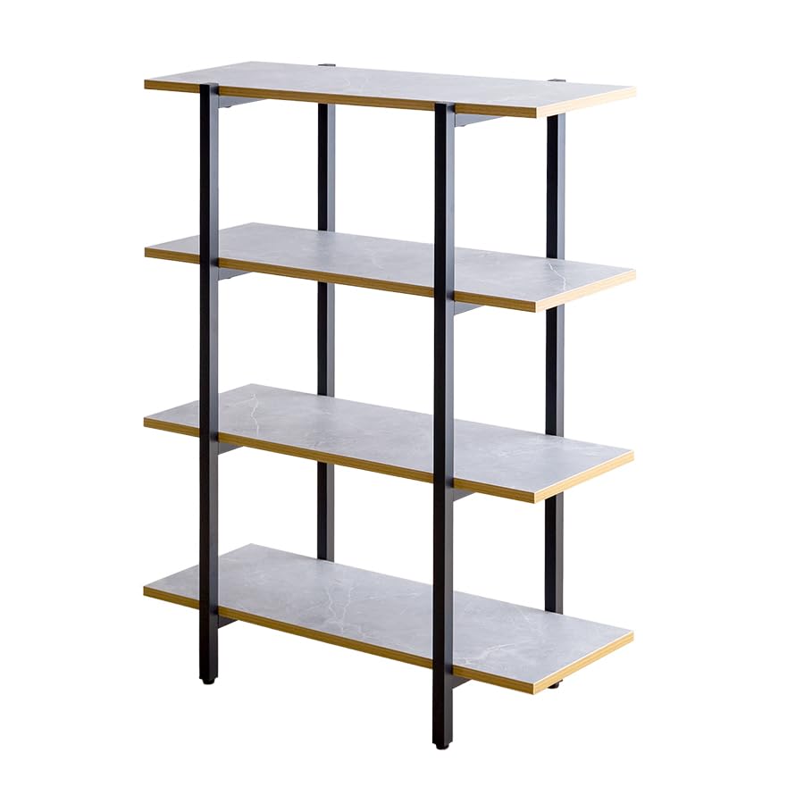 オープンラック シェルフ 棚 ディスプレイ 本棚 ストーン