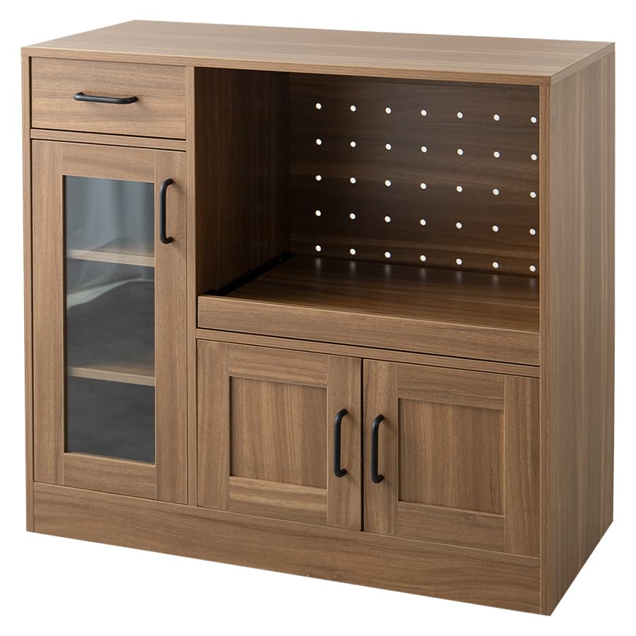 レンジ台 レンジボード 食器棚 収納 キッチンワゴン 北欧 新生活 送料無料