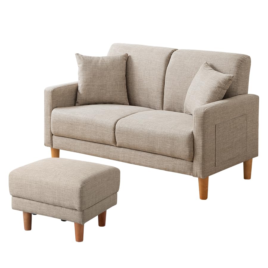 【11/15(土)20〜24時限定ポイント最大42倍！感謝祭期間】 ソファ ソファー カウチソファ オットマン付き ソファセット 北欧 新生活 送料無料