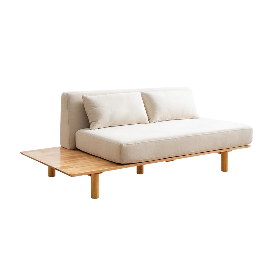 2人掛けソファ 二人掛けソファー サイドテーブル付き 北欧 新生活 送料無料