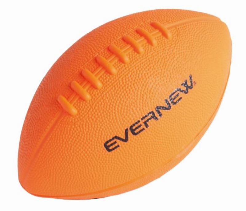  エバニュー EVERNEW ソフト ラグビー ボール PU 長さ21.5×径12cm オレンジ ポリウレタン トレーニング レクリエーション ダイエット 運動 ジム 送料無料 ETE076