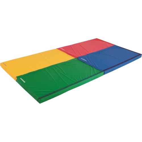 【P2倍6/20(金)20時〜24時限定+LINE登録クーポン】エバニュー EVERNEW 正規品 屋内抗菌連結スベリ止メカラーマット 赤 厚サ10cm マット 滑リ止メ付 連結 体育用品 体操 学校 日本製 送料無料