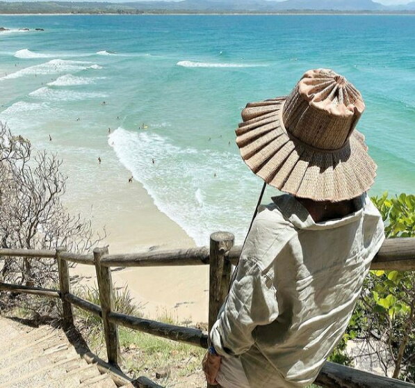 【正規品】LornaMurrayApparelローナマーレイ帽子麦わら帽子ストローハットmomIslandCapriHatアイランドカプリハットM大人折り畳みハンドメイドInstagramインスタグラムSNS