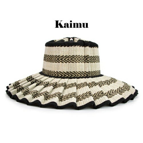 【正規品】LornaMurrayApparelローナマーレイ帽子麦わら帽子ストローハットmomIslandCapriHatアイランドカプリハットM大人折り畳みハンドメイドInstagramインスタグラムSNS