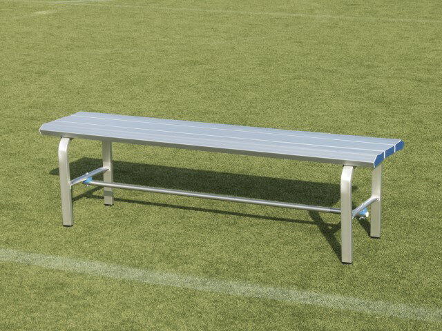 膝裏が当たる部分に丸みを持たせた優しい座り心地のベンチです。 150●長さ150cm×幅38cm×高さ44cm●重量6kg●座部アルマイト処理後クリア塗装●主材20×40mmアルミ角パイプ、アジャスター付●組立式 ※当店は三和体育製販株式会...