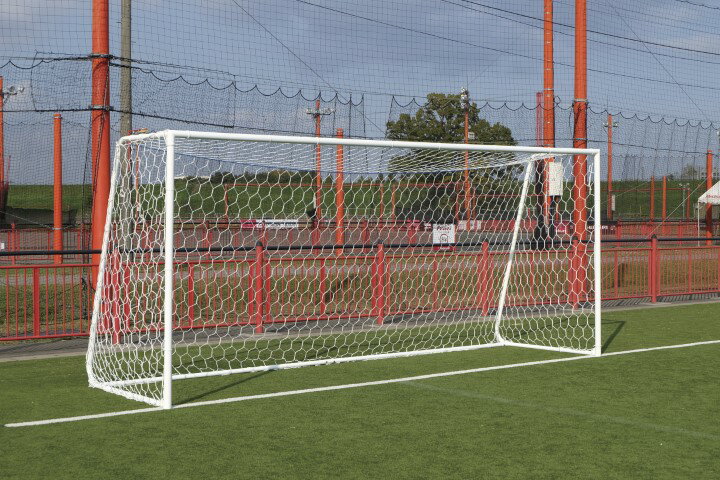 三和体育 アルミサッカーゴール少年用 60 六角ネットセット 学校 体育用品 送料無料 S-0914