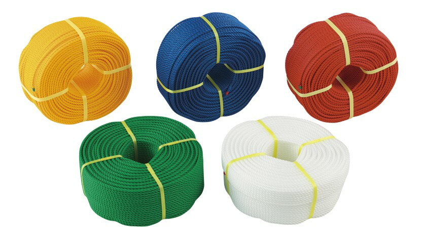 Rakuten - 三和体育 グラウンドロープ6mm×200m ロープノミ 赤 学校 体育用品 送料無料 S-2877