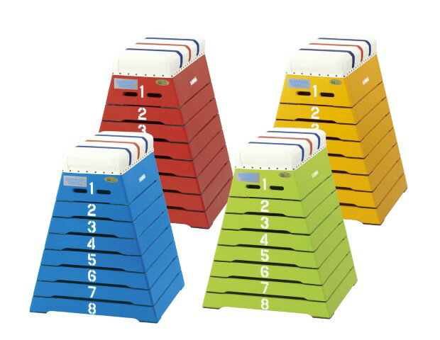 三和体育 跳箱 小8段 CL-8 ブルー 学�