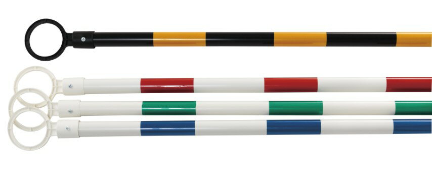 三和体育 コーン用バー2m 白×青 学�