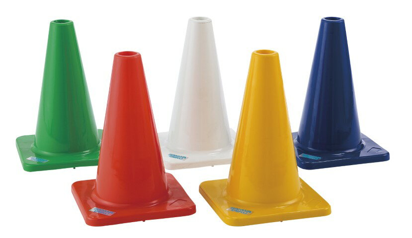 三和体育 ソフトカラーコーン30 緑 �