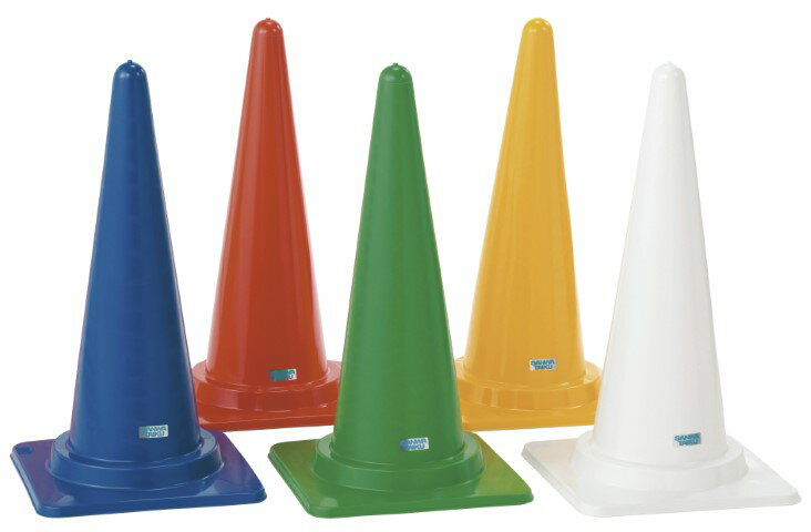 三和体育 カラーコーン70 緑 学校 体