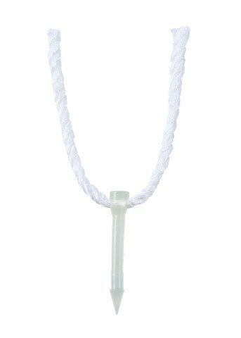 Rakuten - 【4/20(月)20〜24時限定 ポイント2倍+LINEクーポン】三和体育 土ニ還ルポイント杭(10本1組) 白 学校 体育用品 送料無料 S-4599