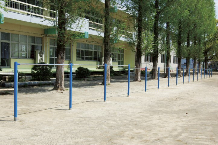 【2/25(水)20〜24時限定 ポイント2倍+LINEクーポン】三和体育 高鉄棒 φ89.1 基本欄 学校 体育用品 送料無料 S-9007