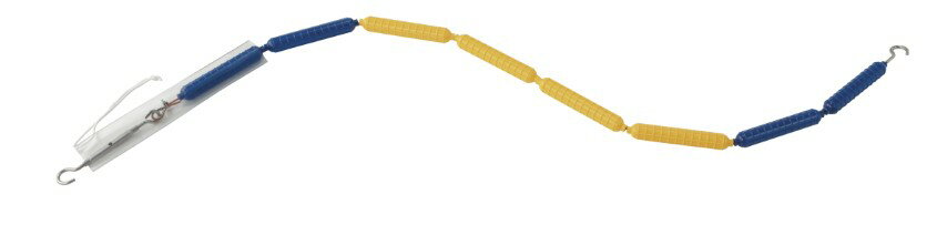 三和体育 コースロープ SWT-40(青×黄) 学校 体育用品 送料無料 S-9168