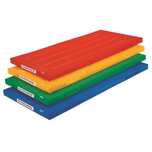 Rakuten - エバニュー EVERNEW 正規品 屋内外兼用体操マット120×240×5 黄 送料無料