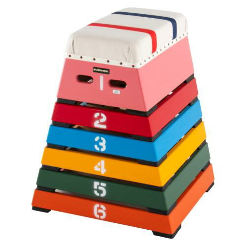 Rakuten - エバニュー EVERNEW 正規品 カラートビ箱6段(指導ライン入) 送料無料