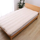寝具 オールシーズン 快適睡眠 ベッドパッド 洗える 帝人 マイティトップ2 防ダニ 抗菌洗濯機OK 四隅ゴムバンド付き ズレにくい セミダブル 120×200cm 送料無料