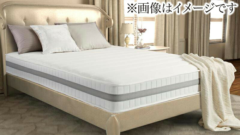 For Double - 日本人技術者設計 超快眠 マットレス 抗菌防臭防ダニ ホテルプレミアム ボンネルコイル硬さ：かため ダブル 送料無料