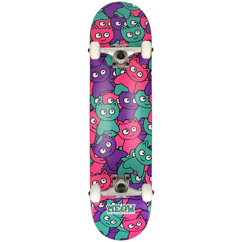 ミャオ MEOW SKATEBOARDS MEOW STICKER PILE 7.75 U2915-C01S01 スケートボード コンプリート 完成品