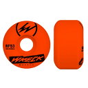 レック ウィール WRECK WHEELS W2 SQUARE CUT ORANGE 53mm 83B U2837-C01S01 スケートボード ウイール