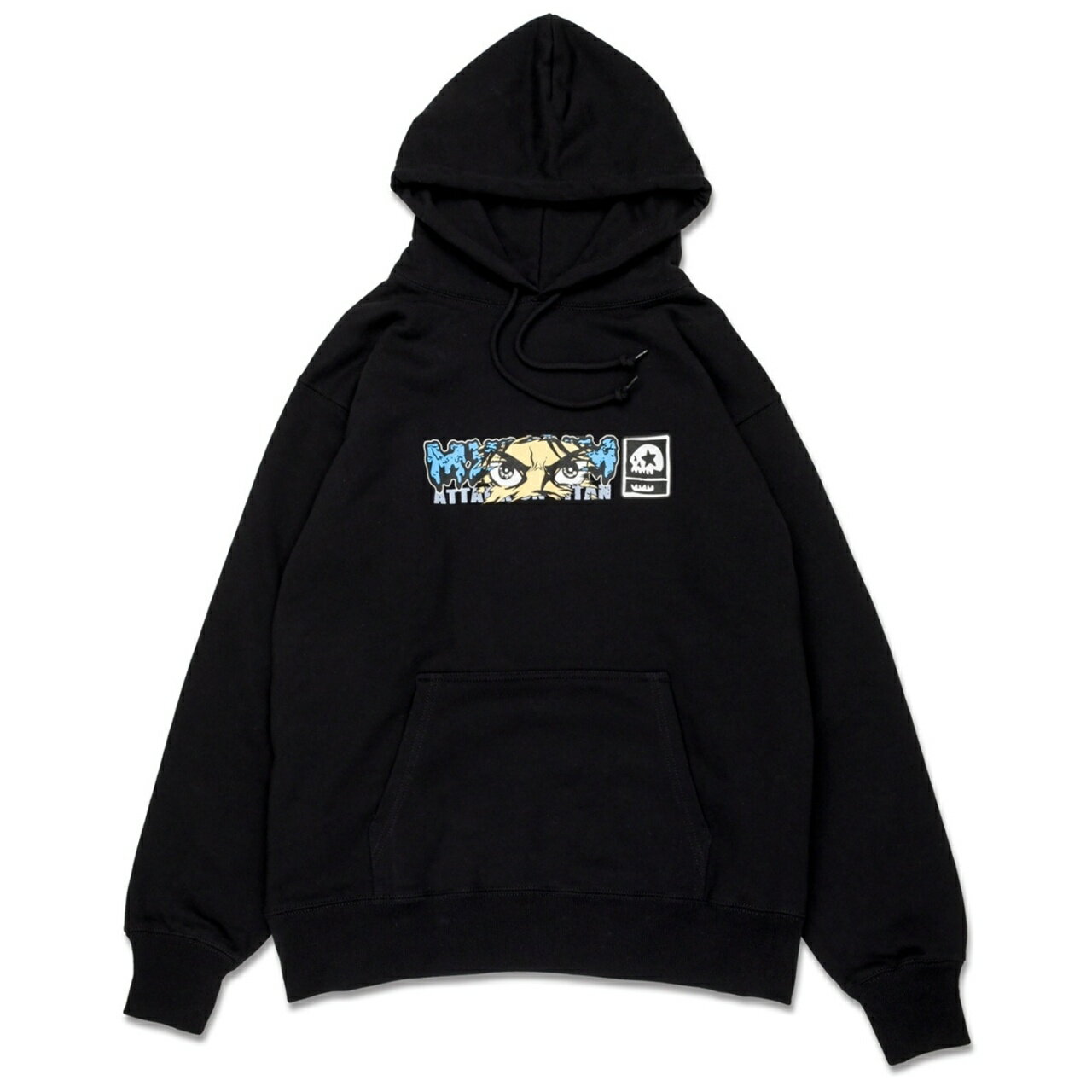 マジカルモッシュミスフィッツ MAGICAL MOSH MISFITS MxMxM MAGICAL MOSH x 進撃の巨人 EREN HOODIE (BLACK) Lサイズ U0792-C01S02 トップス
