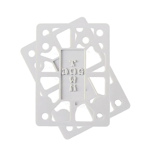 DOGTOWN ドッグタウン RISER PAD 1/2 WHITE スケートボード ライザー DOGTOWN ドッグタウン RISER PAD 1/2 WHITE スケートボード ライザー