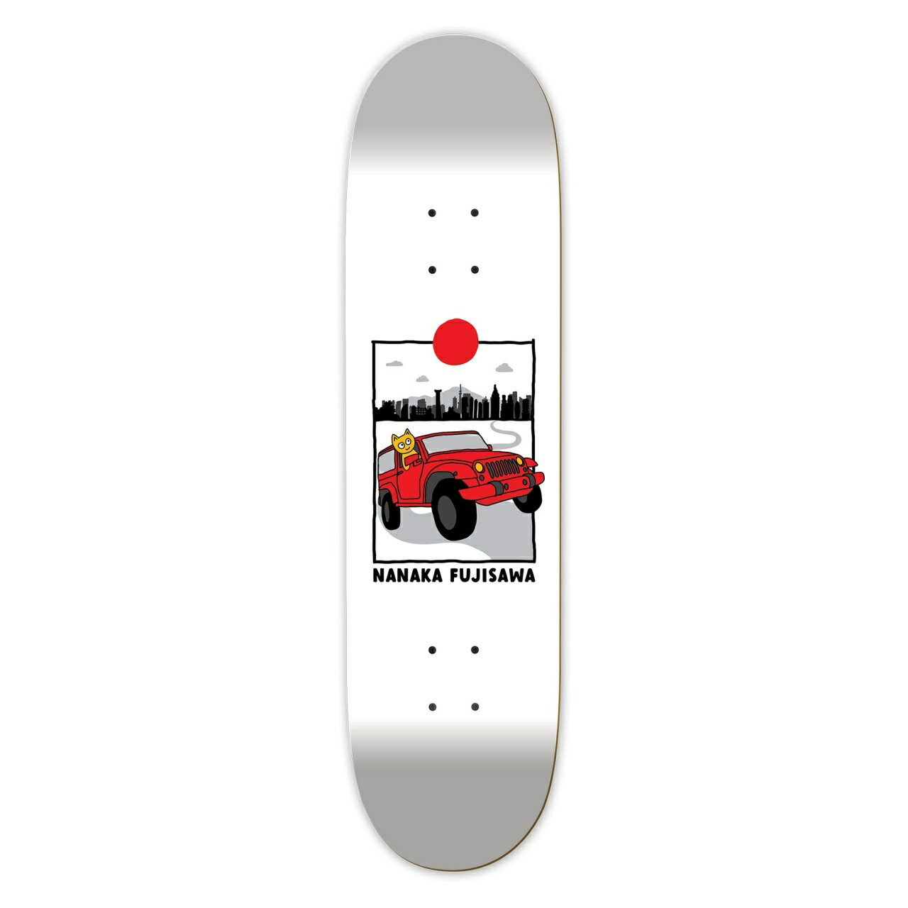 ミャオ MEOW SKATEBOARDS NANAKA FUJISAWA JOURNEY 7.75 U3683-C01S01 スケートボード デッキ