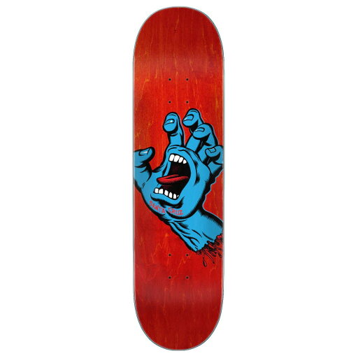 サンタクルーズ SANTACRUZ SCREAMING HAND 8.0 (RED) U3756-C01S01 スケートボード デッキ サンタクルーズ SANTACRUZ SCREAMING HAND 8.0 (RED) U3756-C01S01 スケートボード デッキ