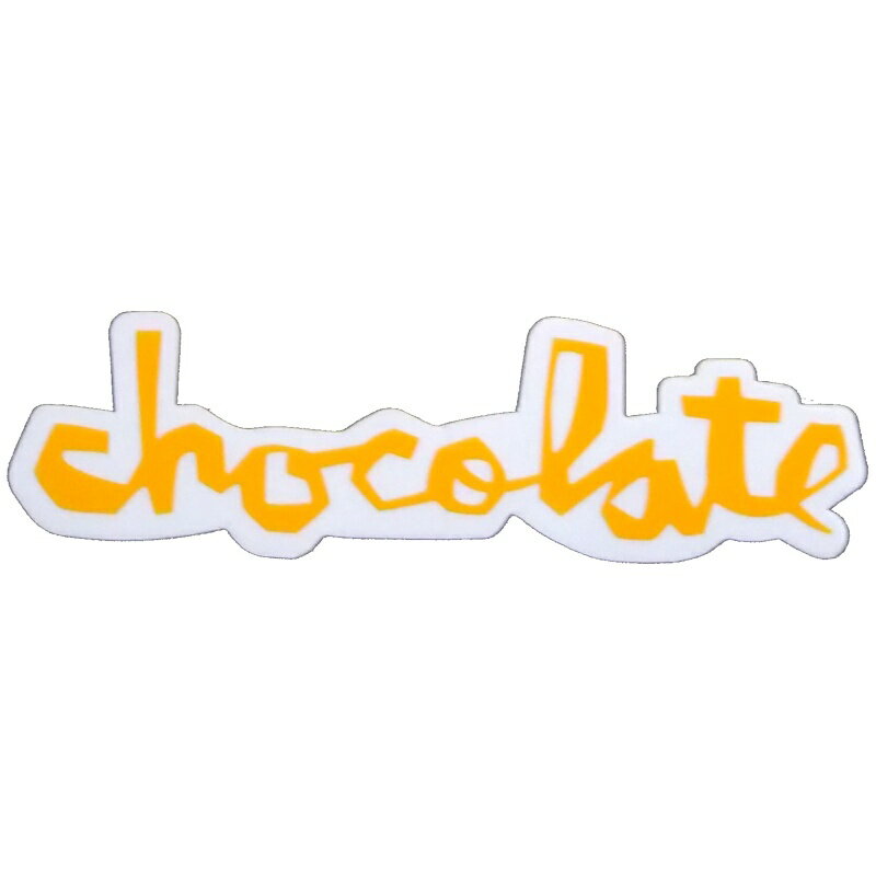 CHOCOLATE チョコレート CHUNK STICKER 6” (YELLOW) ステッカー