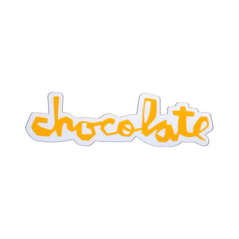 CHOCOLATE チョコレート CHUNK STICKER 3” (YELLOW) ステッカー