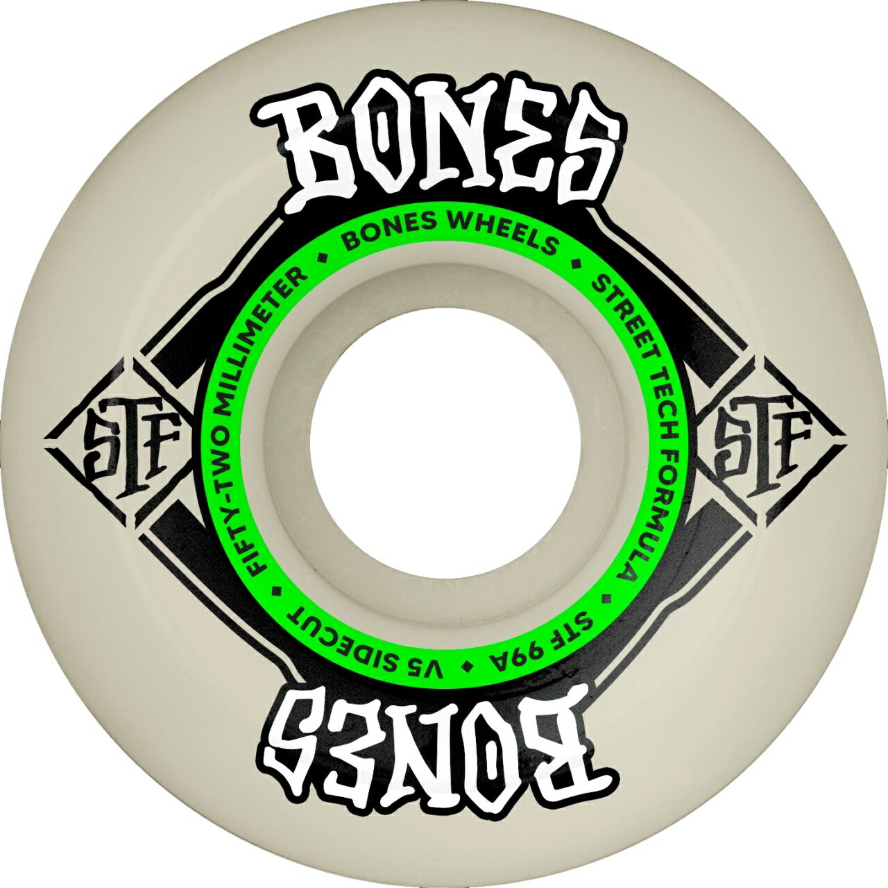 BONES WHEELS ボーンズ ウィール STF SIDECAT V5 STREET TECH FORMULA 52mm99A スケートボード ウイール