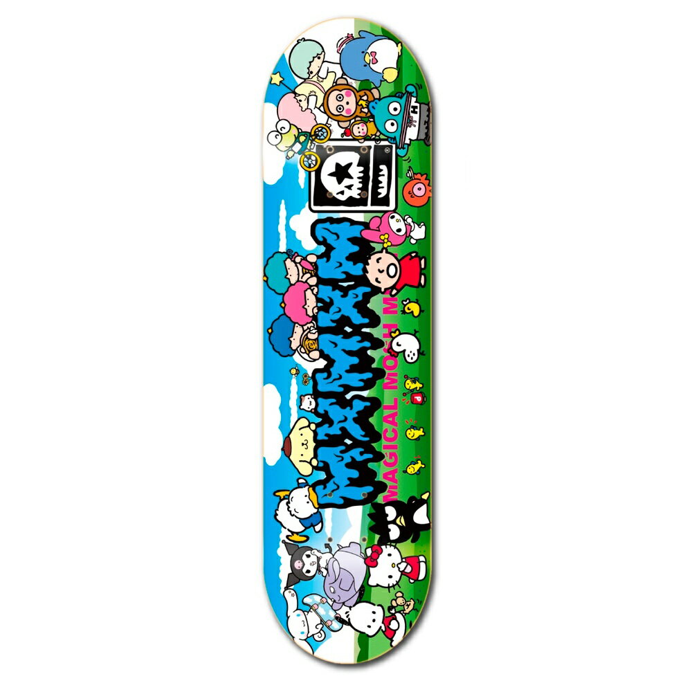 MAGICAL MOSH MISFITS マジカルモッシュミスフィッツ SANRIO CHARACTERxMxMxM みんな大集合DECK 8.0 スケートボード デッキ