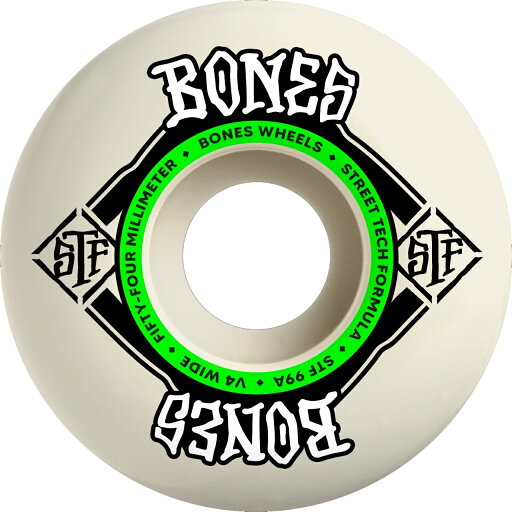BONES WHEELS ボーンズ ウィール STF WIDE V4 STREET TECH FORMULA 54mm99A スケートボード ウイール BONES WHEELS ボーンズ ウィール STF WIDE V4 STREET TECH FORMULA 54mm99A スケートボード ウイール
