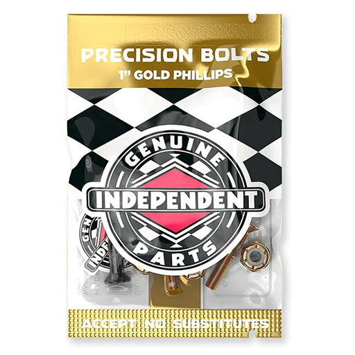 INDEPENDENT インディペンデント 1 PHILLIPS ( BLACK/GOLD ) スケートボード ビスナット INDEPENDENT インディペンデント 1 PHILLIPS ( BLACK/GOLD ) スケートボード ビスナット