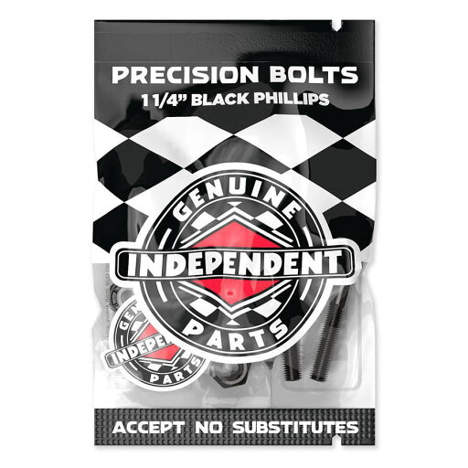 INDEPENDENT インディペンデント 1・1/4 PHILLIPS (BLACK) スケートボード ビスナット INDEPENDENT インディペンデント 1・1/4 PHILLIPS (BLACK) スケートボード ビスナット