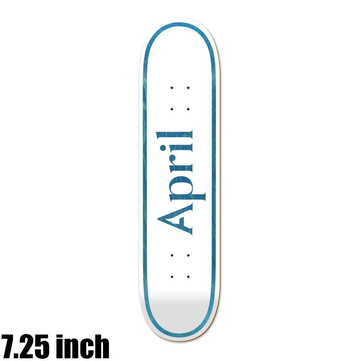 APRIL エイプリル MINI OG LOGO BLUE 7.25 スケートボード デッキ