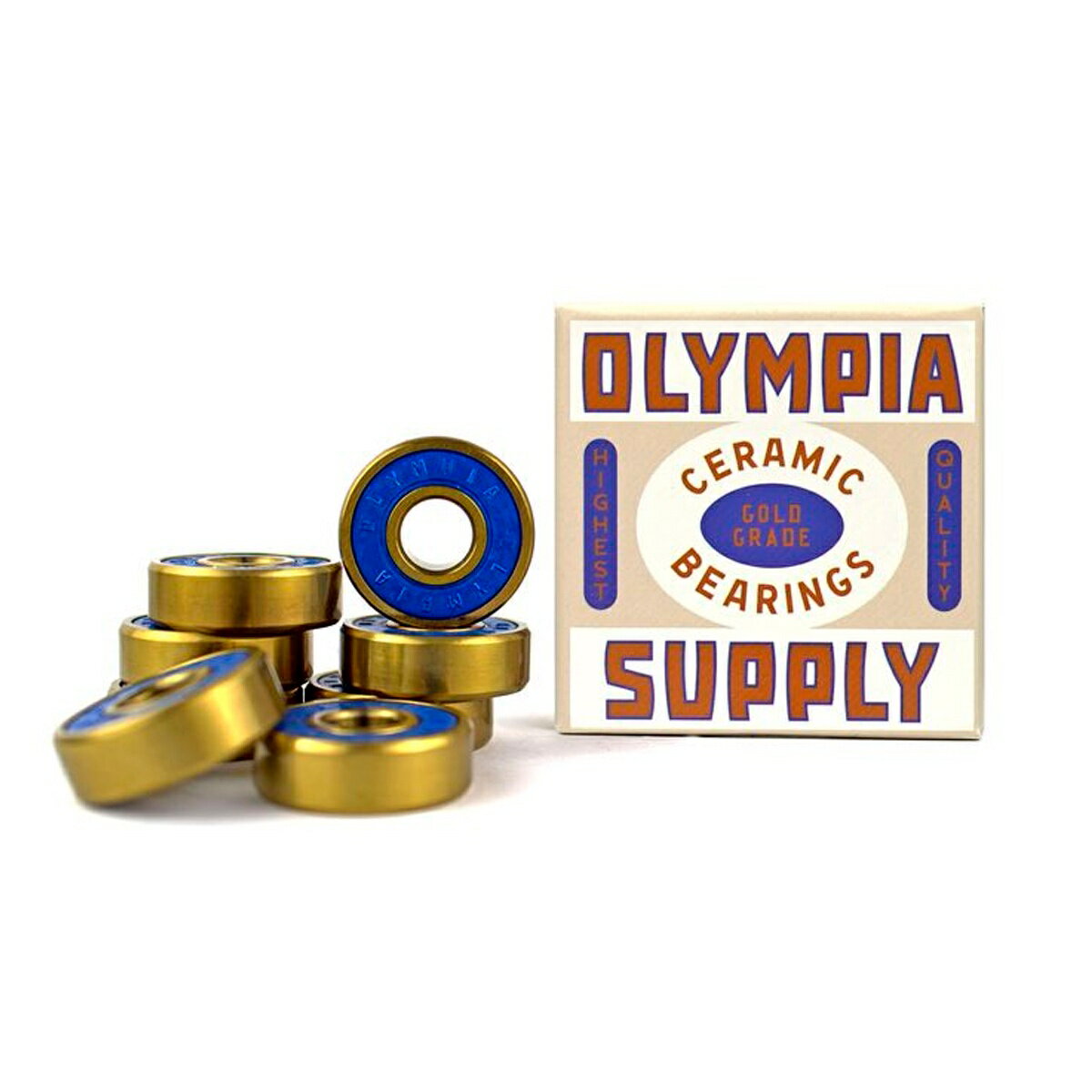 OLYMPIA オリンピア CERAMIC BEARINGS GOLD GRADE スケートボード ベアリング