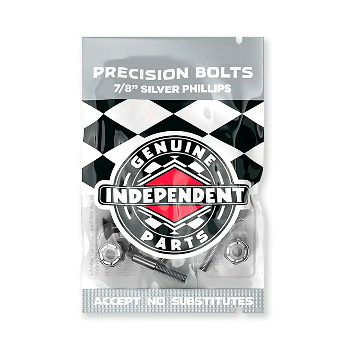 INDEPENDENT インディペンデント 7/8 PHILLIPS ( BLACK/SILVER ) スケートボード ビスナット