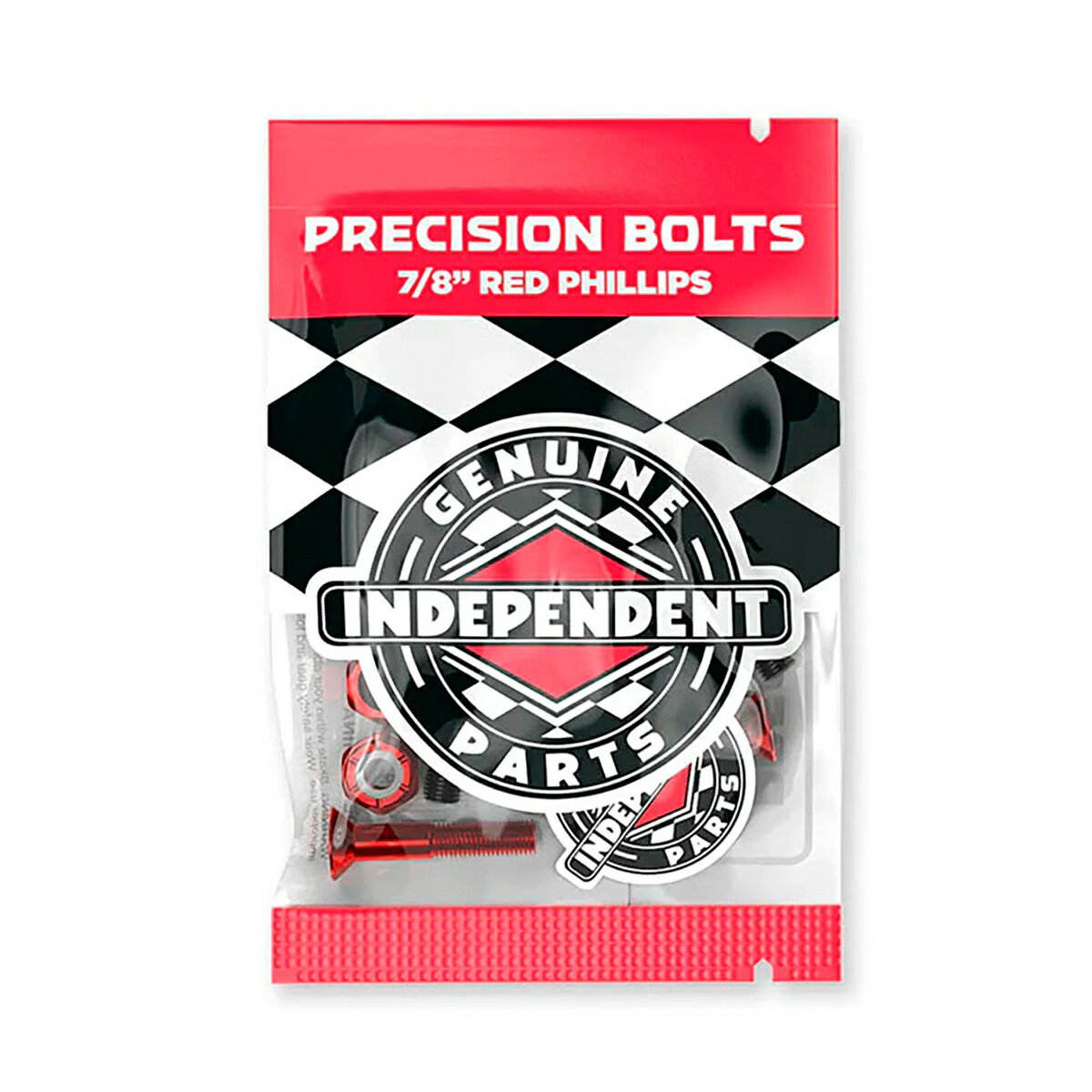 INDEPENDENT インディペンデント 7/8 PHILLIPS ( BLACK/RED ) スケートボード ビスナット