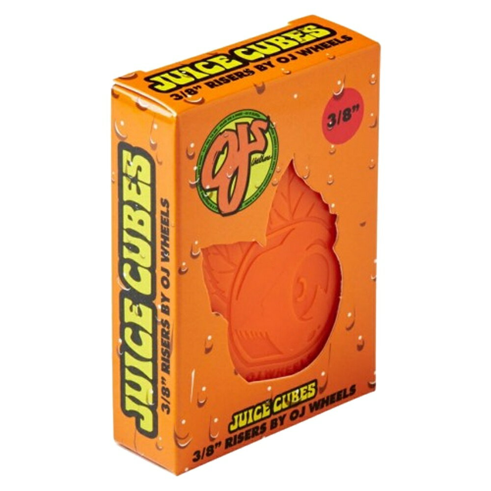 OJ オージェー JUICE CUBES RISER 3/8 ( ORANGE ) スケートボードパーツ レールバー テールガード ライ..