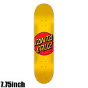 SANTACRUZ サンタクルーズ CLASSIC DOT 7.75 (YELLOW) スケートボード デッキ|詳細画像