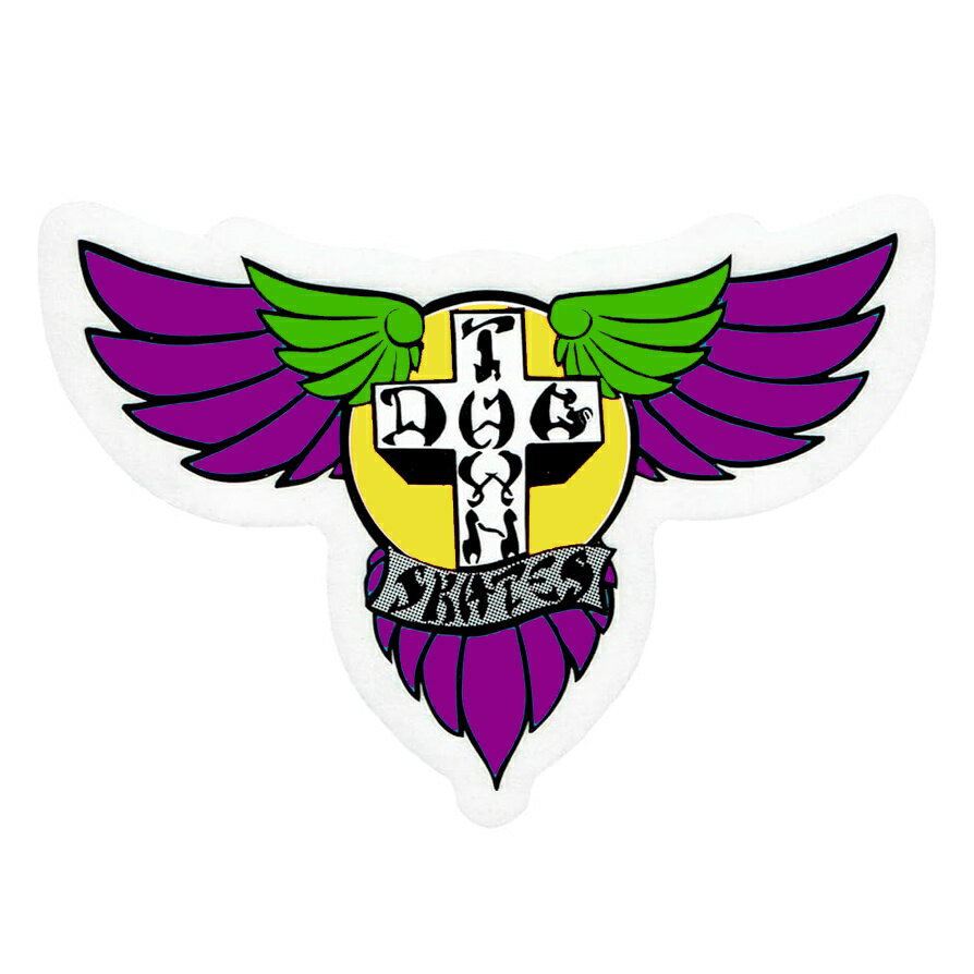 Rakuten - DOGTOWN ドッグタウン WING PURPLE STICKER 13.5cm ステッカー シール