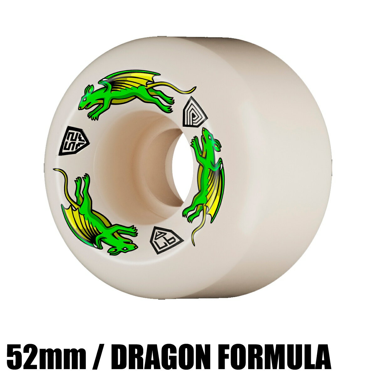 33211541 POWELL PERALTA DRAGON FORMULA NANO RAT 52x30MM 97A スケートボード ウイール