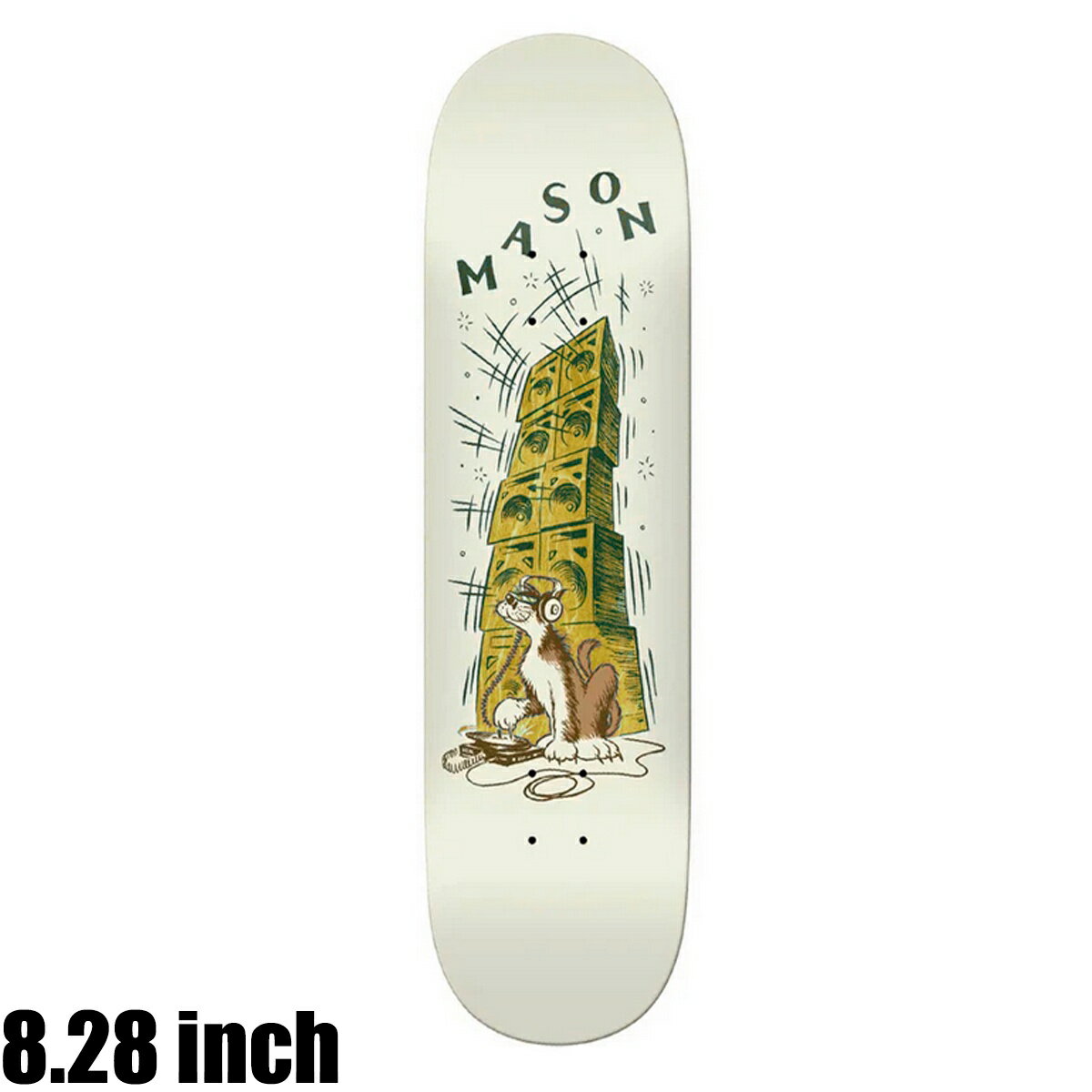 REAL リアル MASON RECORD SCRTCH 8.28 スケートボード デッキ